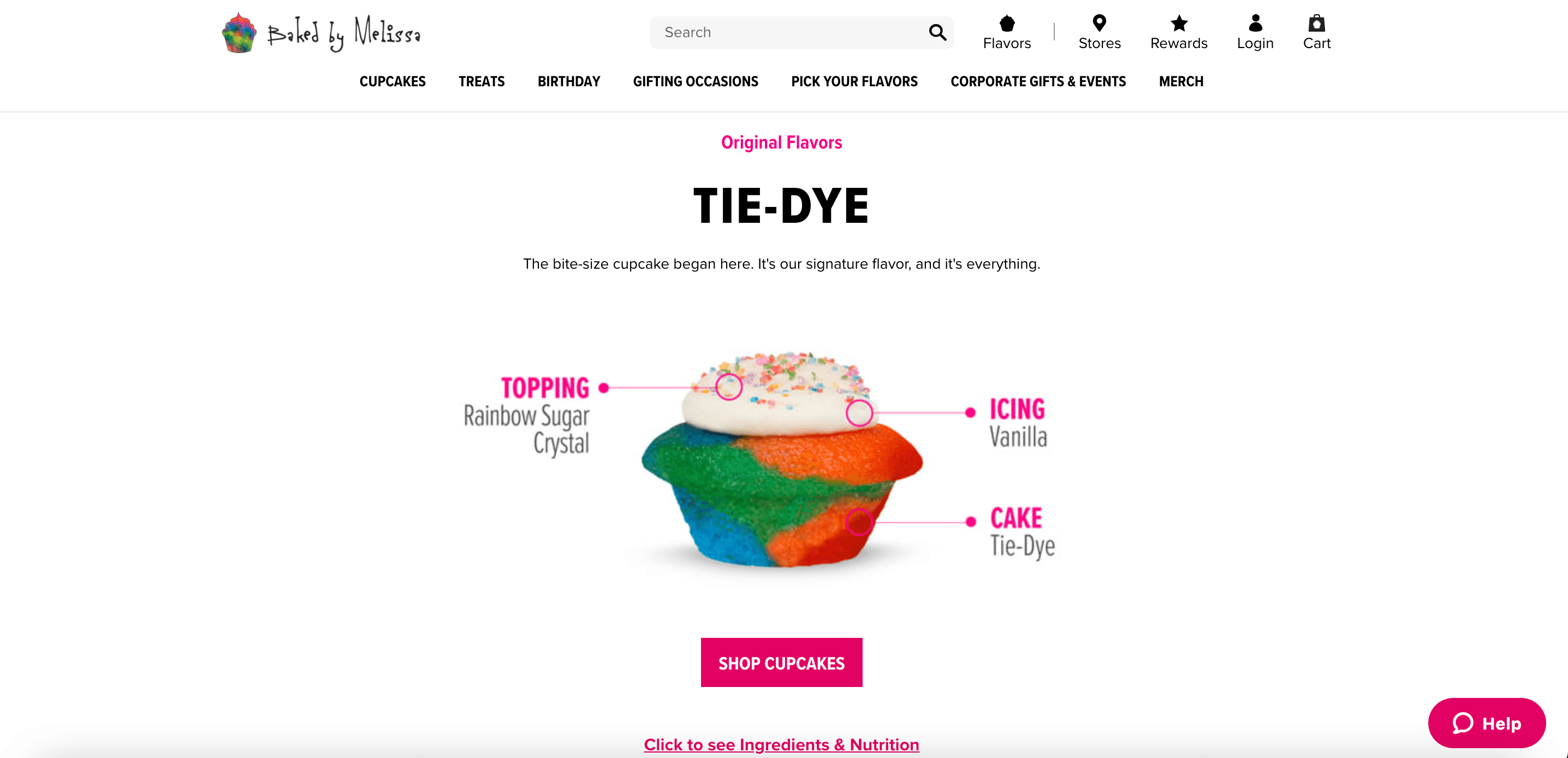 Baked By Melissa Careers Page Screenshot
